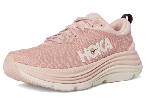 HOKA Hoka Women's Gaviota 5 Sneaker, Rose Latte/Rose Cream, 5
