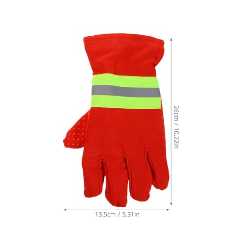 Guantes de protección para bomberos ignífugos y antideslizantes de talla única 7