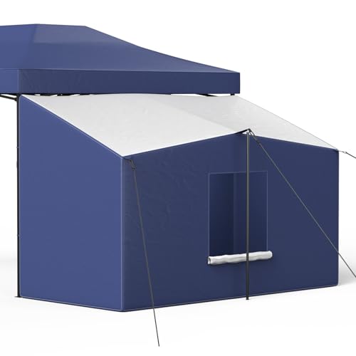 Camping Cube Side Tent for 10x10 Pop Up Canopy, Waterproof...