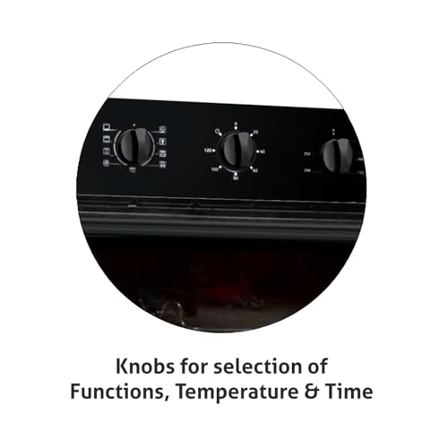 Image of Glen Built in Oven Motorised Rotisserie Turbo Fan 78Ltr with Multi-function (660 MRT BL)