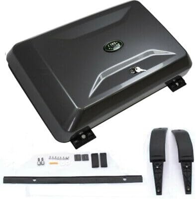 Grey Exterior Side Mounted Gear Box Side Toolbox Storage Box Fits For Defender 110 90 130 2020-2023 2024 Gear Carrier with Lock