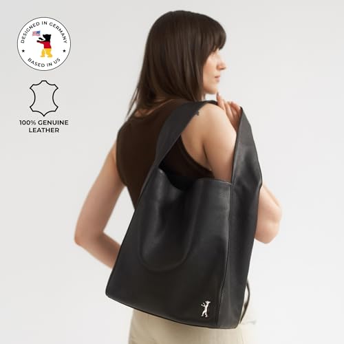 Bolso Tote de Cuero Genuino Premium Berliner Bags para Mujer miniatura 3