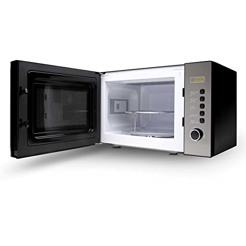 Sogo SS-855 Mikrowellenofen, 20 l, digital, Edelstahl, 700 W