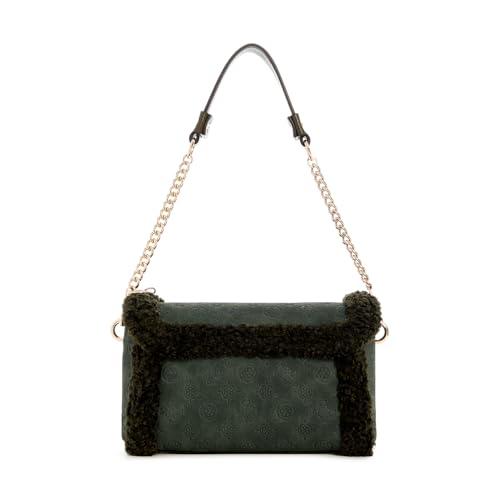 Image of GUESS Womens Davika Flap Shoulder Bag | Flap