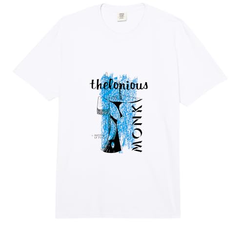 Image of Official Thelonious Monk Jazz Icon Merch - Lp 7027 Comfort Colors Adult Heavyweight T-Shirt