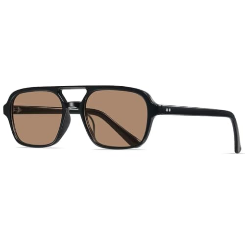 Lunettes de soleil rétro femme à double pont et verres dégradés UV400
