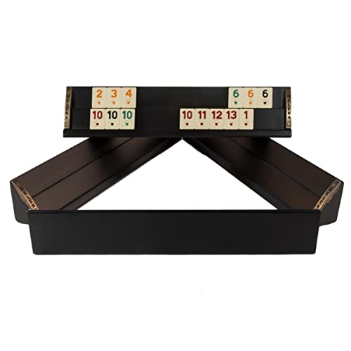 Juego de Rummy de Madera Edición Negra VIP