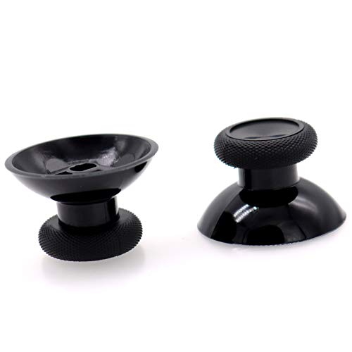 Image of Deal4GO 2-Pack OEM Thumbsticks Concave Analog Replacement for Xbox one Controller Rubber Joystick Thumb Grips (Black)