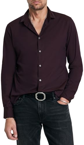 Chemise homme John Varvatos Orchard en textile noble et finitions tailleur