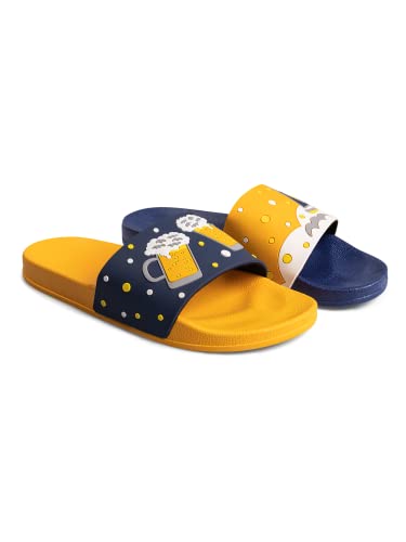 Image of Dedoles Slides & Slippers for Women & Men Summer Non Slip Shower Sandals Funny Designs Beach Shoes for Home Garden Bathroom Pool Gift