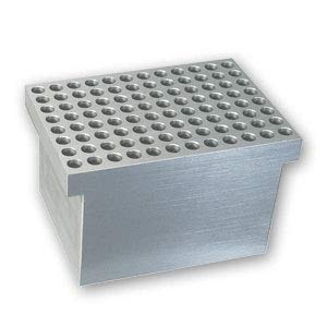 Benchmark Scientific BSWPCR1 PCR Plate Block, Skirted or Non-Skirted for 1 Dry Bath, 96 mL x 0.2 mL