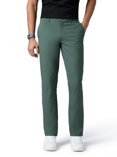 Image of XYXX Men Soft Stretch All Day Quick Dry Slim Fit Casual Pants