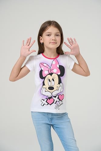 Disney Girls' 3 Pack Minnie Mouse T-Shirts3
