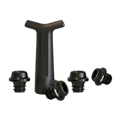 Vocdikficy Pompa per Vuoto per La Conservazione del Vino con Tappo, Tappo per Vino, Tappo per Bottiglia Riutilizzabile, Mantiene il Vino Fresco