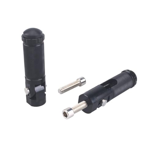 Repose-pieds moto universel pliable en alu CNC pédales arrière 2 pièces