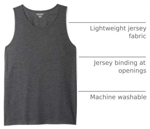 Image of Amazon Essentials Men's Regular-Fit Sleeveless Tank Tops
