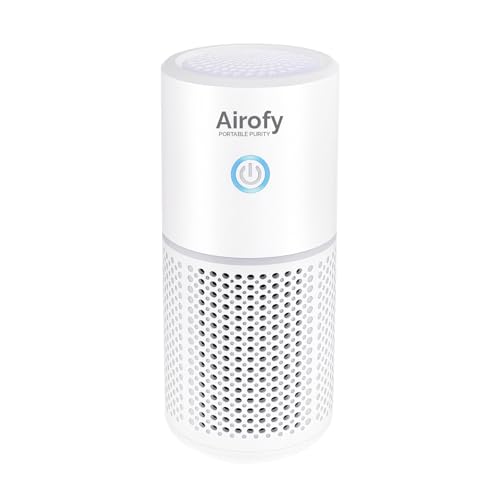 Airofy™ Airo Essential Portable Car Air Purifier with HEPA H13 Filter, Diffuser & Aromatherapy | All...