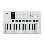 Arturia - MiniLab 3 - Universal MIDI Controller for Music Production, with All-in-One Software Package - 25 Keys, 8 Multi-Color Pads. - White