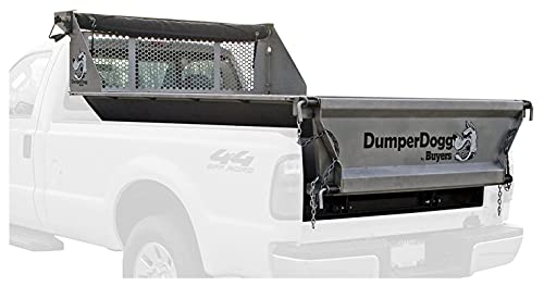 Image of Buyers Products DumperDogg 5534006 6 Foot Steel Dump Body Insert, Stainless Steel W / Corrosion Resistant Powdercoated Frame, Truck Dump Body Insert W / Indicator Kit For 3 /4 Ton or Higher Pickup Truck