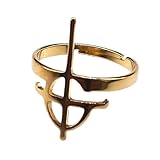 New 2025 Unisex Mysterious Cross Ghost Bc Nameless Ring For Women Stainless Steel Ghoul Rock Band Pope Papa Emeritus Mask Finger Decoration Jewelry Luxury Accessories Trendy For Women And Men