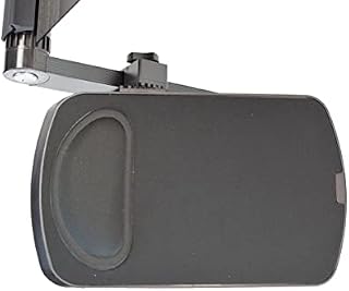 WorkEZ Mouse Pad: Ambidextrous, Adjustable, Removable Tilting, Aluminum Mouse Pad Platform for WorkEZ Ergonomic Laptop Stand, Lap Desk, Standing Desk Black