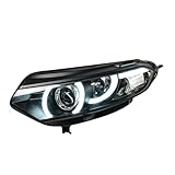 Car Styling Compatible For Ford Ecosport Headlight 2014 Brand Sonar LED Headlight DRL Hid Head Lamp Angel Eye Bi Xenon Beam Accessories(Headlight No Bulb)