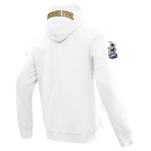 Image of Pro Standard Mens College Classic Chenille Cotton Double Knit Full Zip Hoodie