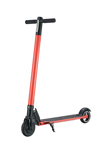 Nero Sports Electric Scooter, 6 inch Electric Kick Scooter Foldable, 280 W, Super Light 6Kg, Electric UK City Scooter Adult with LED Light and Display Pink Blue White (Pink)