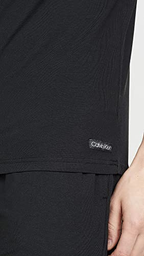 Calvin Klein Mens Calvin Klein Ultra-Soft Modal Lounge 2-Pack Short Sleeve Crewneck Undershirt #TOP3