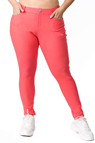 Image of YELETE Women's Basic Five Pocket Stretch Jegging Tights Pants