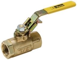 Parker VP500P-12 Ball Valve 3/4 NPTF Female Locking Handle Brass