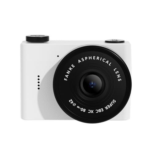 Appareil photo numérique enfants A5 double objectif caméscope rétro blanc IPS