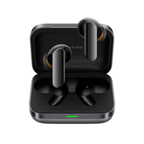 realme Buds Air 7 Pro with Ai Live Translation, 11mm+6mm Dual-dac Driver, 48 Hrs Playtime, 53 dB ANC, LHDC, 45Ms Low Latency, 360° Spatial Audio, IP55 Dust & Water Resistant, BT 5.4 - (Grey)