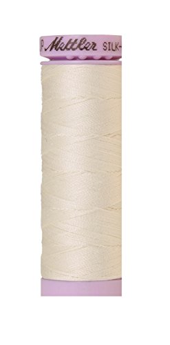 Hilo de algodón sólido Mettler Silk-Finish 50, 150m, Muslin miniatura 1