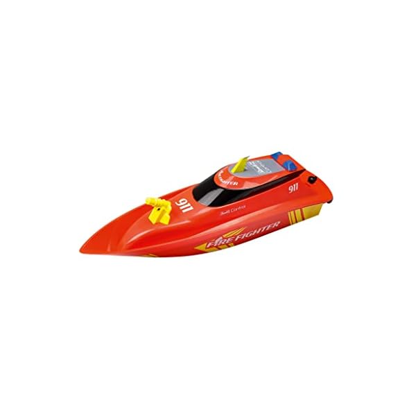 Revell Control FeuerlÃ¶schboot I Ferngesteuertes RC Boot fÃ¼r Junge und Erwachsene FeuerwehrmÃ¤nner ab 14 Jahren I RC Boot mit LI-ION Akku fÃ¼r Stundenlange Action Feuerwehr Design I mit LÃ¶schkanone, Rot – Bild 3