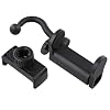 Hoppipola Adjustable Guitar Phone Holder for Smartphones Telescopic Clip Mount 6-10.5cm Thickness for Acoustic Electric Bass Digital Sheet Music Stand Black #1