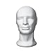 Produktbild Polystyrol Mannequin Kopf Mann weiß Perücke Hüte und Zubehör