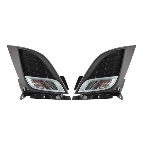 XCZPRKMXY Halogen DRL Daytime Running Light Front Fog Lamps Assembly Accessories Compatible With Mazda 3 2010 2011 2012 2013