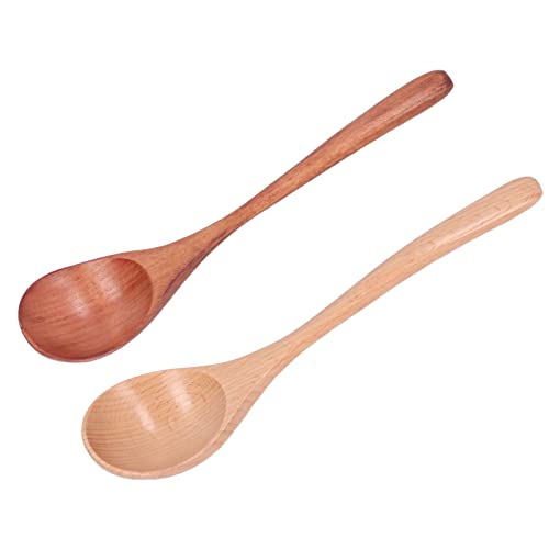 Cucharadas de Madera, Cucharas de Sopa de Madera para Servir Cucharas de Ramen de Sopa de 2pcs de de Cucharada de para Uso en Casa y Restaurante para Uso de Restaurantes