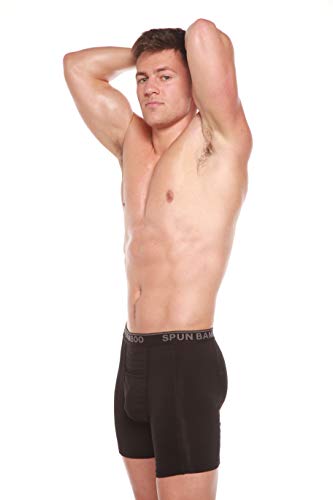Spun Bamboo Men's Boxer Briefs Underwear - Soft, Comfortable, Breathable, Moisture Wicking Boxers for Men4