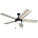 Honeywell 50607-01 Ventnor Farmhouse Ceiling Fan, 52" Rustic Barnwood Decor, Gilded Espresso