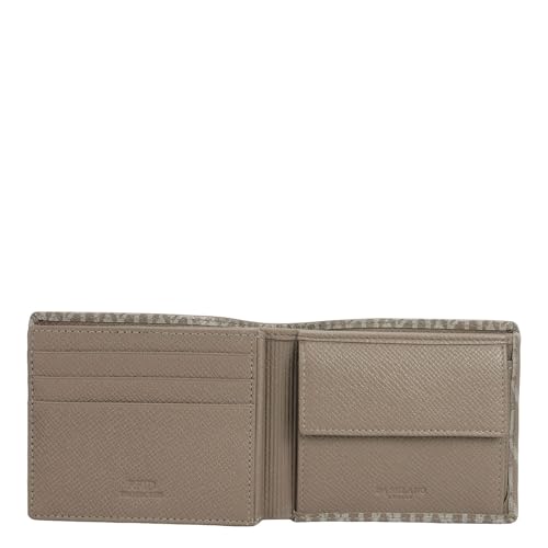 Image of Da Milano RFID Protected Leather Wallet for Men with Card Slot - Grey (10176C)