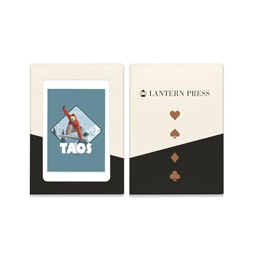 Lantern Press Taos New Mexico Naipes Póker 52 cartas miniatura 4