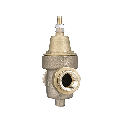Watts Backflow Preventer 3/4 In Water Pressure Reducing Valve, Npt Thread Union X Npt Female, Max Work 400 Psi, Adjust 25-75 Psi #TOP5