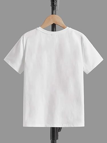 OYOANGLE Boy's Floral Print Short Sleeve T-Shirts Crew Neck Summer Tee Shirts Graphic Tees2