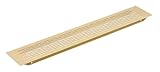GTV - Rost W80, abgerundeter Flügel, 80 x 480, gold - Lüftungsgitter aus Aluminium