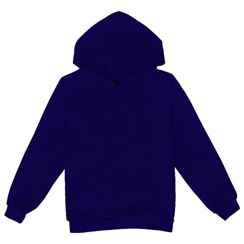Kids Hooded Sweatshirts Long Sleeve Solid Fall Hooded Pullover Tops Boys Girls Preppy Thick Outdoor Sweatshirt Clothes2