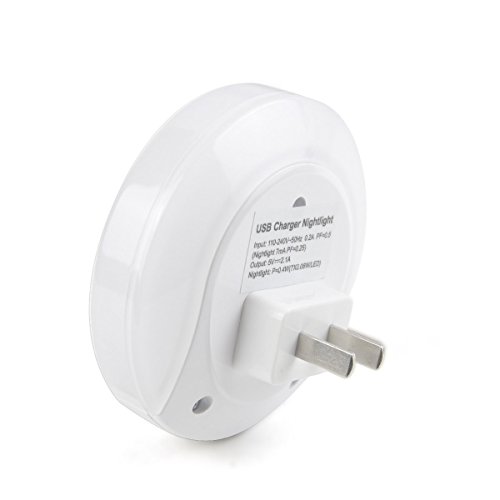 Strongrr Led Auto Night Light Dusk To Dawn With Dual Usb Charging Ports Simultaneously #TOP6