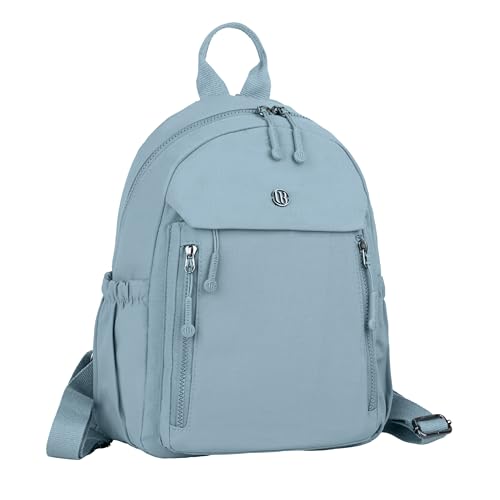 Image of Women Backpack for College, Office, Travel, Daily Use, Outdoor, Lightweight Water Resistant Nylon Stylish Daypack Bag with Multiple Pockets, Adjustable Straps, Durable Zipper