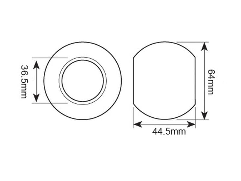 Lower Link Ball Cat. 3, 1-7/16" ID, 2-17/32" OD, 20Mncr5 Steel, Massey
